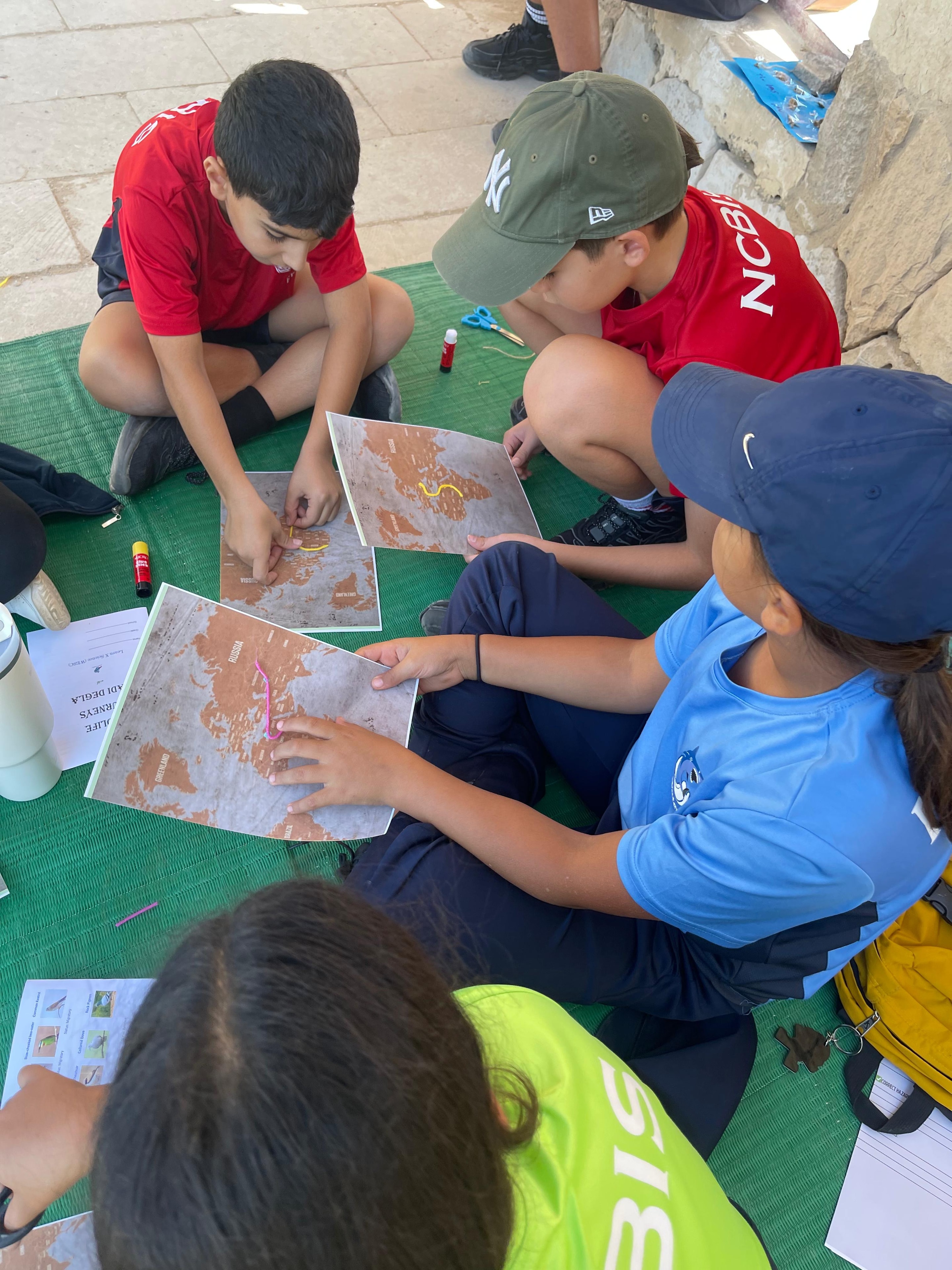 Hands-on learning activity on a Learn x Science trip